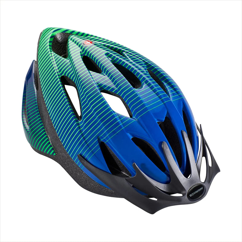 Schwinn Thrasher Youth Lightweight Bike Helmet, Dial Fit Adjustment, Multiple Colors Sporting Goods > Outdoor Recreation > Cycling > Cycling Apparel & Accessories > Bicycle Helmets Pacific Cycle, Inc Green Youth 