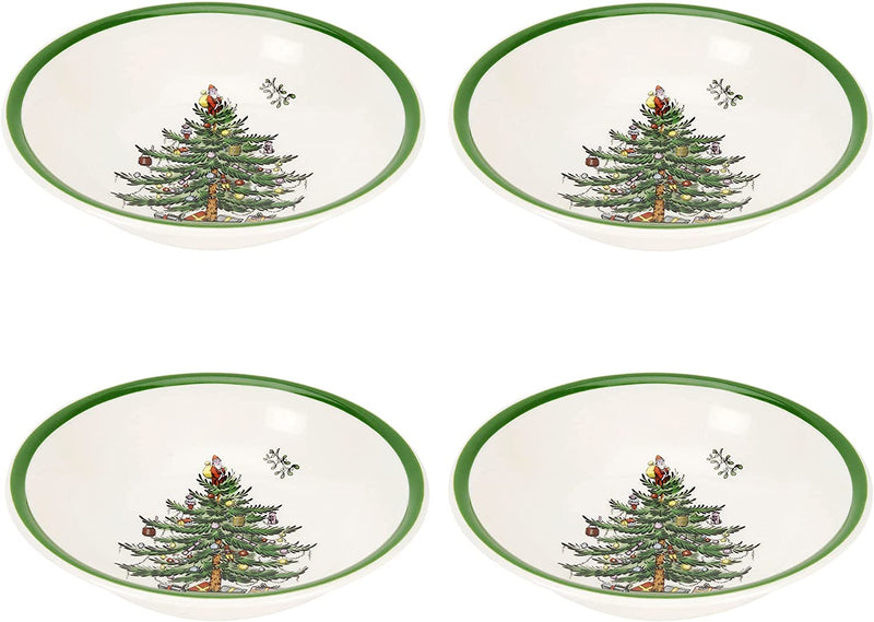 Spode Christmas Tree 12-Piece Dinnerware Set, Service for 4 Home & Garden > Kitchen & Dining > Tableware > Dinnerware Spode Christmas Tree Cereal/Oatmeal Bowl  