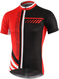 BERGRISAR Men'S Cycling Jerseys Short Sleeves Bike Shirt Sporting Goods > Outdoor Recreation > Cycling > Cycling Apparel & Accessories bergrisar official 8002red XX-Large 