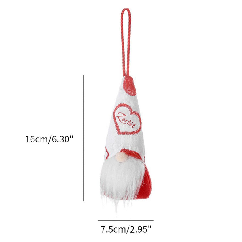 Christmas Tree Hanging Gnome Ornaments Home Party Decor Valentine'S Day Doll Pendant Christmas Tree Hanging Gnome Home & Garden > Decor > Seasonal & Holiday Decorations Wisremt   