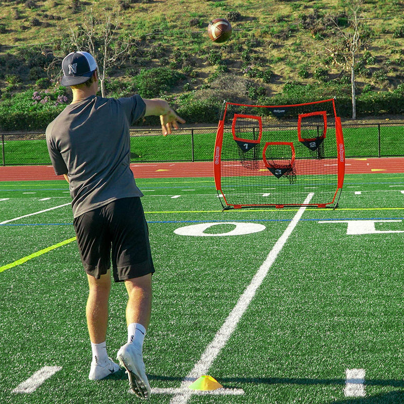 Gosports Football Training Target Net - Improve QB Throwing Accuracy - Includes Foldable Bow Type Frame and Portable Carry Case - Choose Your Size Sporting Goods > Outdoor Recreation > Winter Sports & Activities P&P Imports LLC   