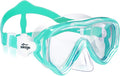 Seago Kids Swim Goggles Snorkel Diving Mask for Youth, Anti-Fog 180° Clear View Sporting Goods > Outdoor Recreation > Boating & Water Sports > Swimming > Swim Goggles & Masks Seago Green  