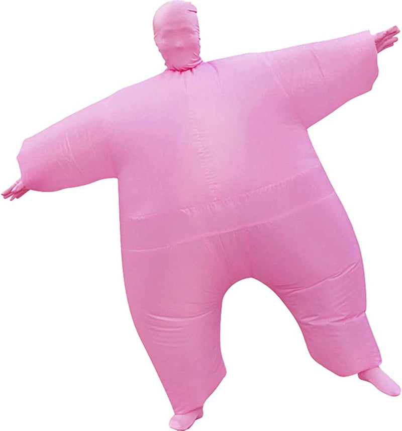 IHGYT Inflatable Masquerade Costume Full Body Suit Air Blow up Costumes Jumpsuit Suit  IHGYT Pink  