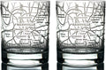 Greenline Goods Whiskey Glasses - 10 Oz Tumbler Gift Set for Denver Lovers, Etched with Denver Map | Old Fashioned Rocks Glass - Set of 2