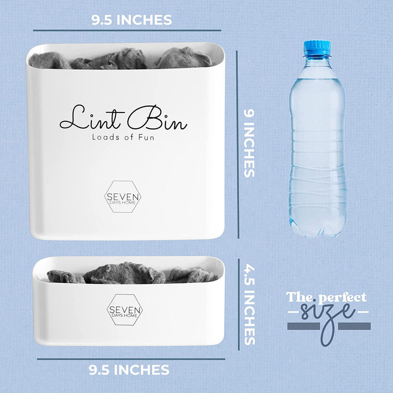 Magnetic Lint Bin Laundry Room Trash Can Dryer Sheet Holder Pods Container Dryer Vent Cleaner Kit - Laundry Room Organization Storage Bin Laundry Room Decor Accessories Farmhouse Laundry Basket Sporting Goods > Outdoor Recreation > Fishing > Fishing Rods Seven Days Home   