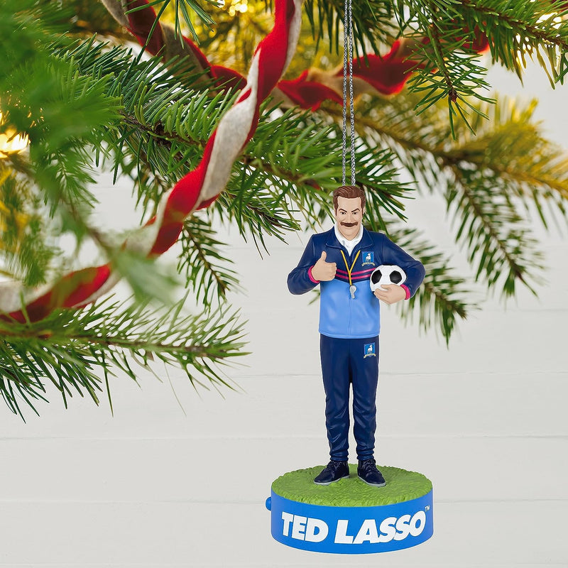Hallmark Keepsake Christmas Ornament 2023, Ted Lasso Ornament with Sound, TV Show Gifts  Hallmark   