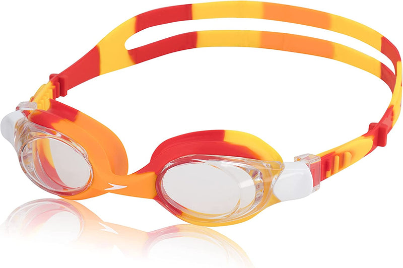 Speedo Unisex-Child Swim Goggles Skoogle Ages 3-8 Sporting Goods > Outdoor Recreation > Boating & Water Sports > Swimming > Swim Goggles & Masks Speedo Red Orange Tie Dye  