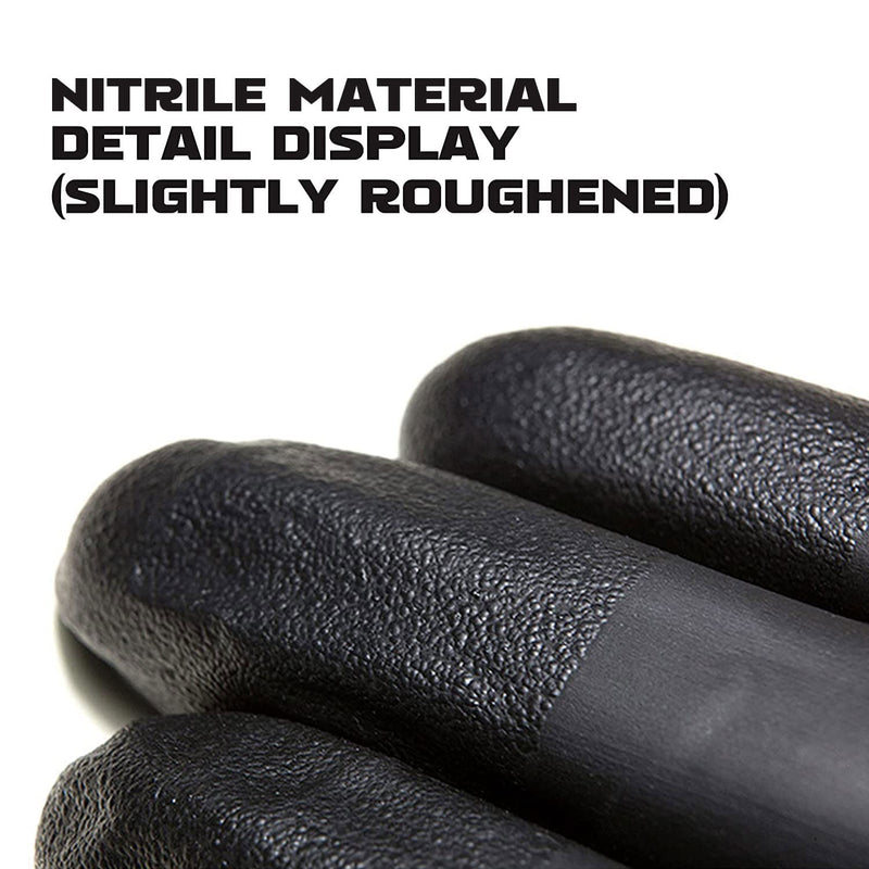 Nitrile Disposable Gloves,Xl Black Disposable Gloves 100 Count,4 Mil Powder Free Nitrile Gloves,Gloves Disposable Latex Free for Food Prep, Household Cleaning, Hair Dye, Tattoo,Auto Mechanic Home & Garden > Kitchen & Dining > Kitchen Tools & Utensils GMG SINCE1988   