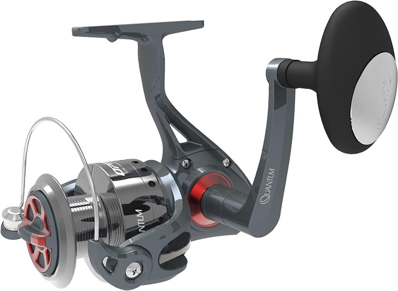 Quantum Optix Spinning Fishing Reel, 4 Bearings (3 + Clutch), Anti-Reverse with Smooth, Precisely-Aligned Gears, Clam Packaging
