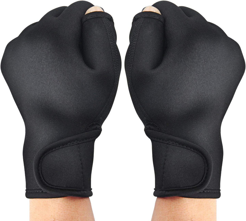 TAGVO Aquatic Gloves for Helping Upper Body Resistance, Webbed Swim Gloves Well Stitching, No Fading, Sizes for Men Women Adult Children Aquatic Fitness Water Resistance Training Sporting Goods > Outdoor Recreation > Boating & Water Sports > Swimming > Swim Gloves TAGVO   