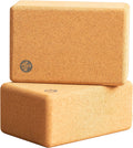 Manduka Yoga Cork and Recycled Foam Blocks - Yoga Prop and Accessory, Comfortable Edges, Lightweight, Firm, Non Slip, Various Sizes and Colors Sporting Goods > Outdoor Recreation > Winter Sports & Activities Manduka Cork 2-pack  
