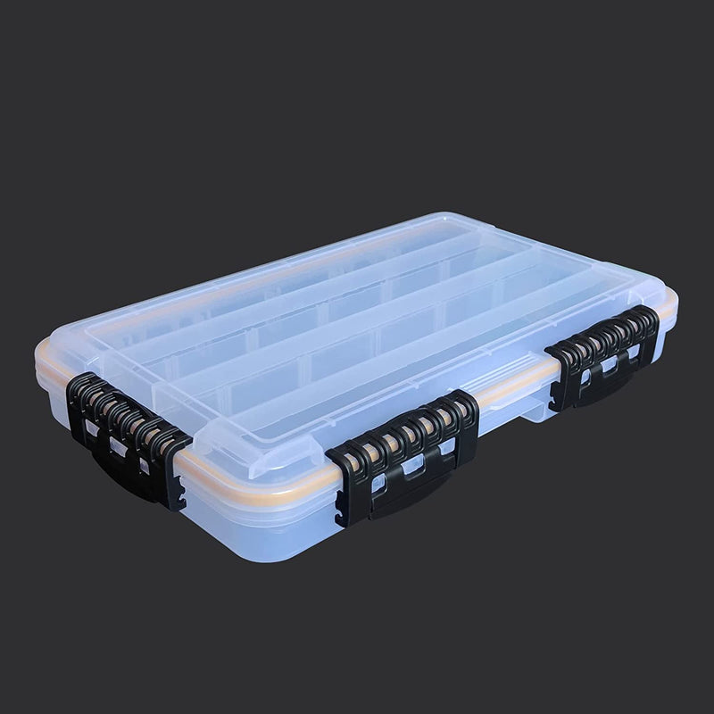Transparent Airtight Fishing Tackle Box 3600/3700 Tackle Trays with Removable Dividers Waterproof Sunscreen Lure Box for Freshwater Saltwater Tackle Storage Tackle Box Organizer Ruisheng AT(3600×1) Sporting Goods > Outdoor Recreation > Fishing > Fishing Tackle Ruisheng AT 3700×1  