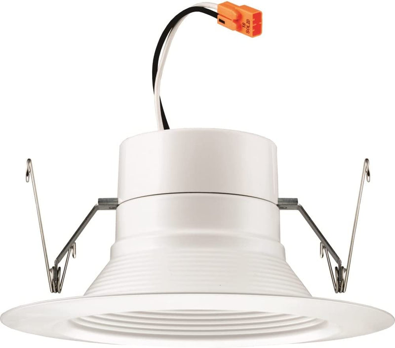 Lithonia Lighting 5/6 Inch White Retrofit LED Recessed Downlight, 12W Dimmable with 3000K Bright White, 835 Lumens Home & Garden > Lighting > Flood & Spot Lights Lithonia Lighting   