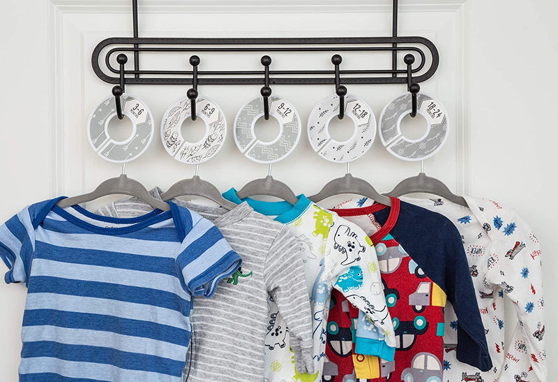 Baby Nest Designs 20X Baby Hangers for Closet with 7X Baby Closet Dividers for Nursery Velvet Baby Clothes Hangers Unisex Newborn Essentials Baby Size Organizer for Infant Clothing to 24 Months Sporting Goods > Outdoor Recreation > Fishing > Fishing Rods Baby Nest Designs   