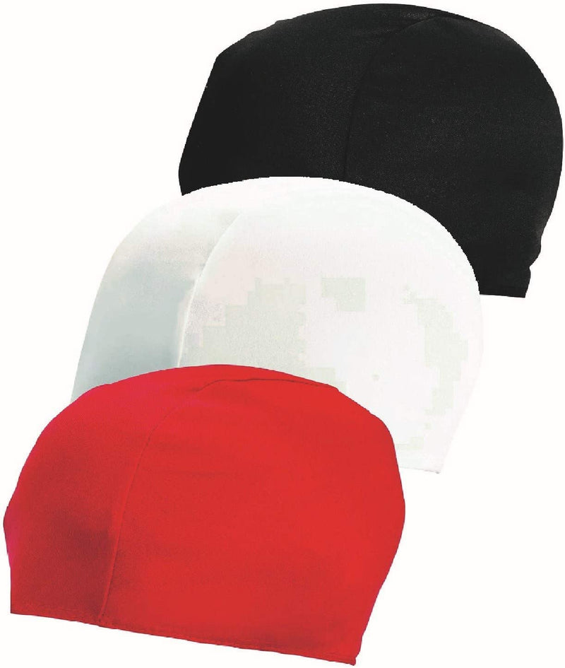 Swim Cap Comfortable Stretch/Spandex - Kids/Adults - Fits Kids with All Hair Length and Adult Short Hair Sporting Goods > Outdoor Recreation > Boating & Water Sports > Swimming > Swim Caps Abstract 3 PACK - RED-BLACK-WHITE  