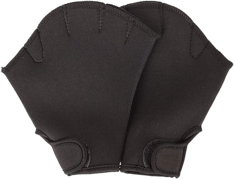 BESPORTBLE 1 Pair Swimming Gloves Aquatic Fitness Water Resistance Webbed Frog Gloves Webbed Flippers Paddle Pool Playing Diving Gloves for Women Men (Large) Sporting Goods > Outdoor Recreation > Boating & Water Sports > Swimming > Swim Gloves BESPORTBLE Black Large 