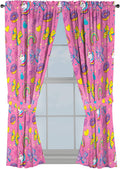 Marvel Avengers Blue Circle Microfiber Curtain Panel Pair with Tiebacks Set, 84 Inches Wide (42 Inches/Panel) 63 Inches Long Home & Garden > Decor > Window Treatments > Curtains & Drapes Jay Franco and Sons, Inc. Pink - Jojo Siwa 63 Inch 