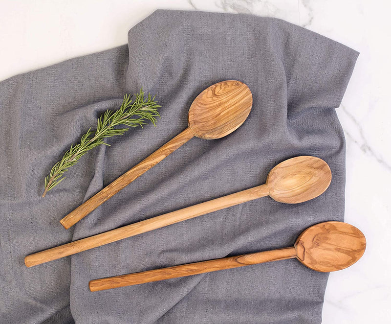 Eddingtons Italian Olive Wood Cooking Spoon, Handcrafted in Europe, 13.5-Inch Home & Garden > Kitchen & Dining > Kitchen Tools & Utensils Eddington's   
