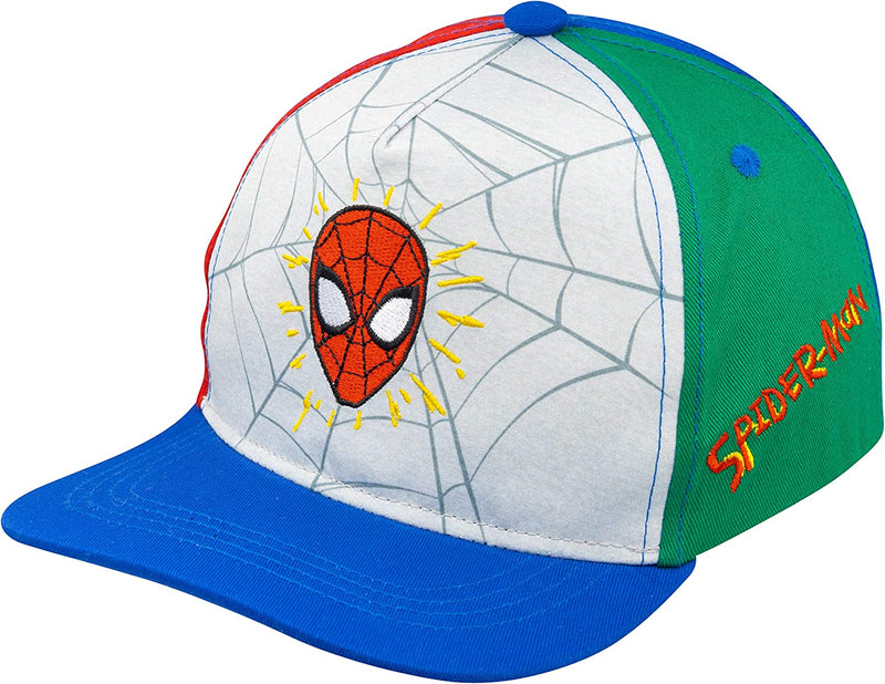 Marvel Spiderman Hat for Boys, Breathable Spiderman Baseball Cap for Toddlers, Boys Ages 3-9 Sporting Goods > Outdoor Recreation > Winter Sports & Activities Marvel Black Blue Camo  