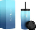 IRON °FLASK Nomad Tumbler - 20 Oz, 2 Lids (Straw/Flip), Vacuum Insulated Stainless Steel Bottle, Double Walled, Thermo Coffee Travel Mug, Water Metal Canteen Home & Garden > Kitchen & Dining > Tableware > Drinkware IRON °FLASK Blue Waves 24.0 ounces 