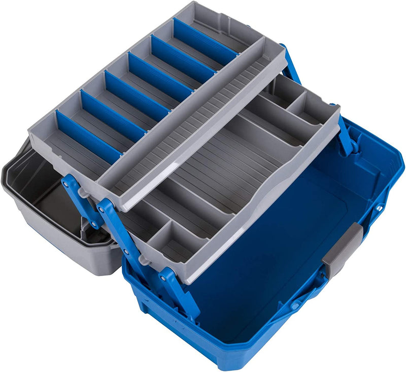 Flambeau Outdoors 6382TB 2-Tray - Classic Tray Tackle Box - Blue/Gray Sporting Goods > Outdoor Recreation > Fishing > Fishing Tackle Flambeau Outdoors   