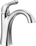 Delta Faucet Arvo Single Hole Bathroom Faucet Brushed Nickel, Single Handle Bathroom Faucet, Bathroom Sink Faucet, Drain Assembly Included, Spotshield Stainless 15840LF-SP Sporting Goods > Outdoor Recreation > Fishing > Fishing Rods Delta Faucet Company Chrome  