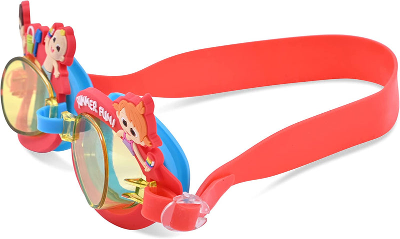 Cocomelon Kids Swim Goggles for Boys and Girls | Boys Swimming Goggles with Carrying Case