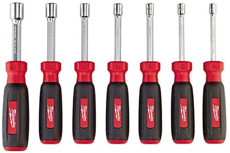 Milwaukee 48-22-2417 7-Piece Hollow Shaft Metric Nut Driver Set Sporting Goods > Outdoor Recreation > Fishing > Fishing Rods Builders World Wholesale Distribution   