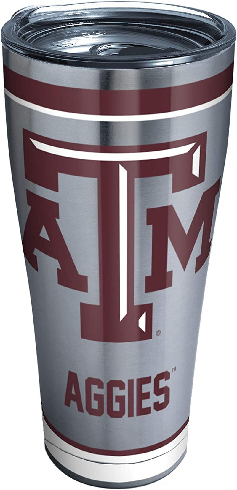 Tervis Triple Walled Texas A&M University Aggies Insulated Tumbler Cup Keeps Drinks Cold & Hot, 30Oz - Stainless Steel, Tradition Home & Garden > Kitchen & Dining > Tableware > Drinkware Tervis 30 oz Stainless Steel  