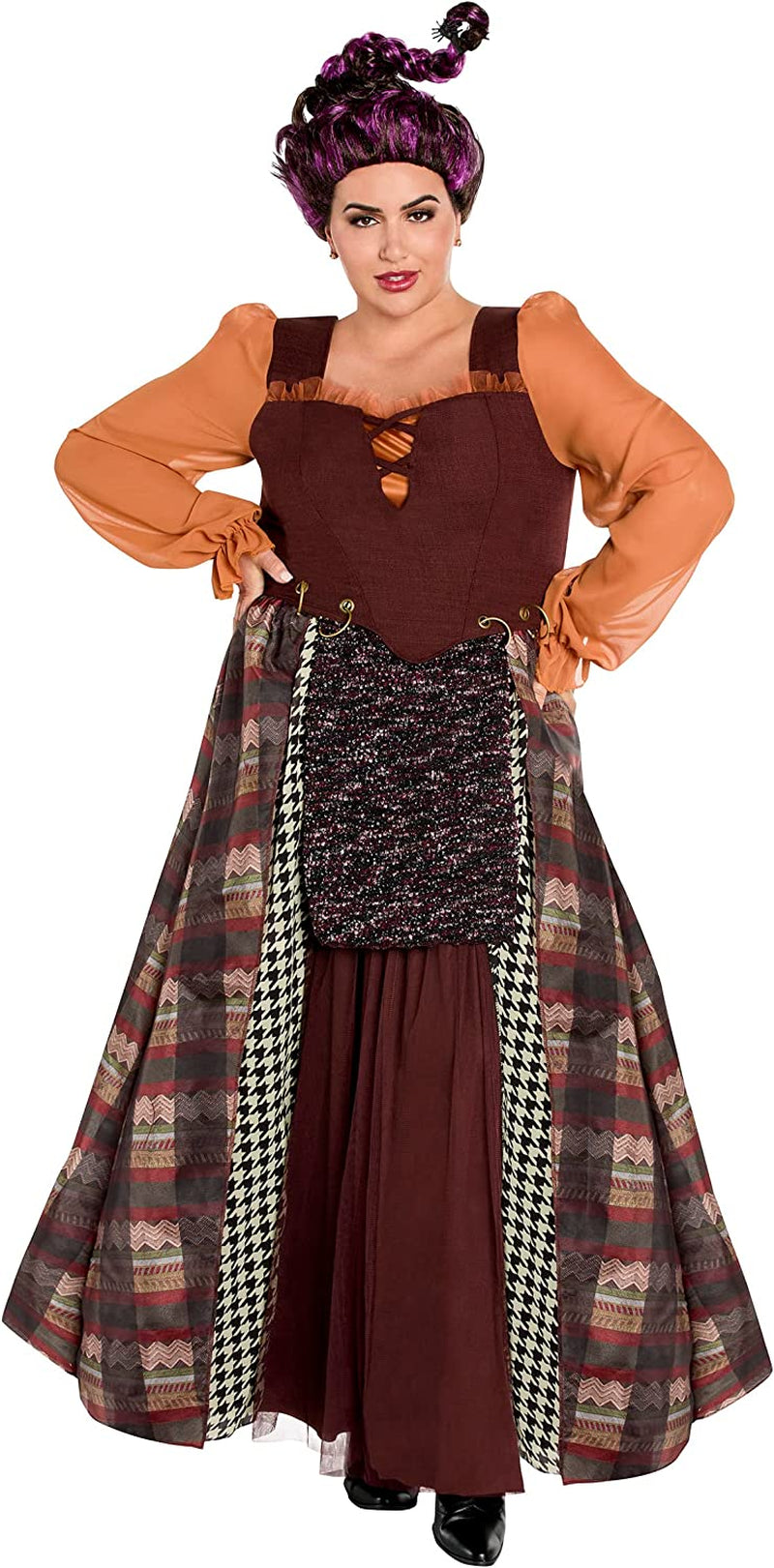 Spirit Halloween Hocus Pocus Adult Mary Sanderson Costume | Officially Licensed | Witch Cosplay | TV and Movie Costume  Spirit Halloween   