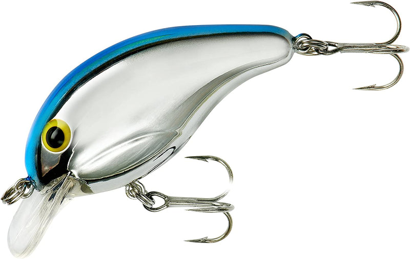 Bandit Series 100 Crankbait Bass Fishing Lures, Dives to 5-Feet Deep, 2 Inches, 1/4 Ounce Sporting Goods > Outdoor Recreation > Fishing > Fishing Tackle > Fishing Baits & Lures Pradco Outdoor Brands Chrome Blue Back  