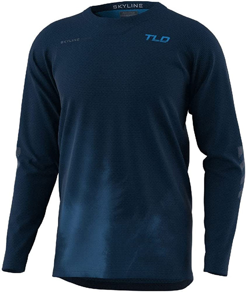 Troy Lee Designs Cycling MTB Bicycle Mountain Bike Jersey Shirt for Men, Skyline Air LS Sporting Goods > Outdoor Recreation > Cycling > Cycling Apparel & Accessories Troy Lee Designs Dark Slate Blue XX-Large 