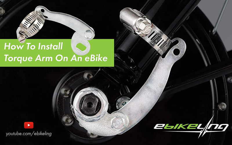 EBIKELING Universal Torque Arm Conversion Kits for Electric Bicycle, Ebike Front or Rear Hub Motors and Mid Drive E-Bike Tool for Maintenance, 6 Pc Ebike Accessories Sporting Goods > Outdoor Recreation > Cycling > Bicycles ebikeling   