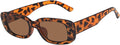 Retro Trendy Square Sunglasses Cycling Glasses Women Leopard Sunglasses Travel Fishing Hiking Eyewear Sporting Goods > Outdoor Recreation > Cycling > Cycling Apparel & Accessories PJRYC Tn1  