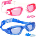 EWPJDK Swim Goggles - 2 Pack Swimming Goggles anti Fog No Leaking for Adult Women Men Sporting Goods > Outdoor Recreation > Boating & Water Sports > Swimming > Swim Goggles & Masks EWPJDK Blue & Pink  