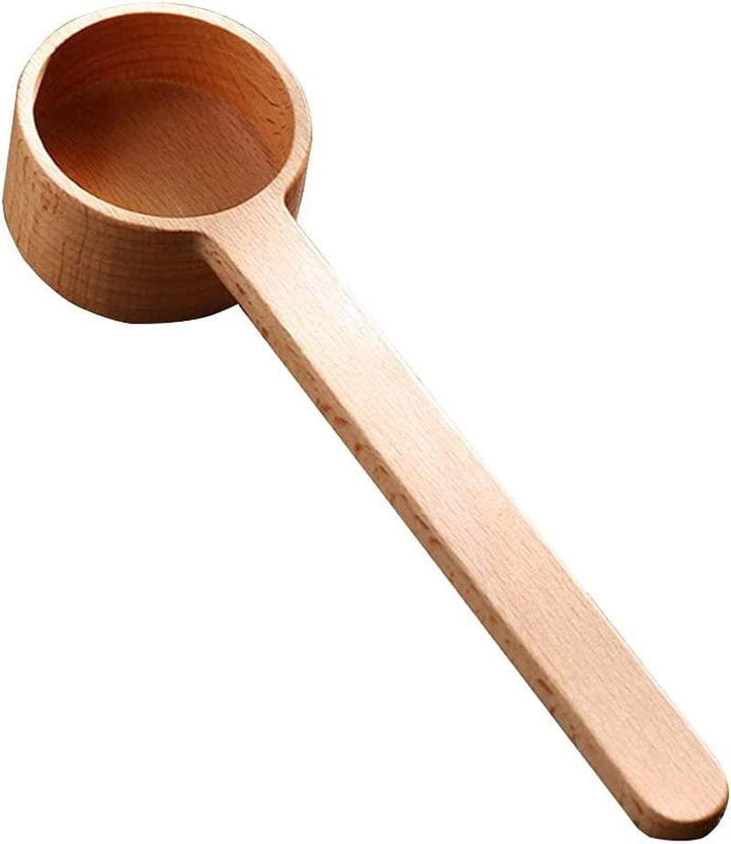 Coffee Spoons, Coffee Scoops, Wooden Coffee Ground Spoon, Measuring for Ground Beans or Tea, Soup Cooking Mixing Stirrer Kitchen Tools Utensils, 1 Wooden Tea Scoop (Walnut Wooden-Short) Home & Garden > Kitchen & Dining > Kitchen Tools & Utensils BEST HOUSE Beech Wooden Long 