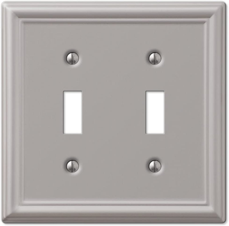 Amerelle 149DDB Chelsea Wallplate, 1 Duplex, Aged Bronze Sporting Goods > Outdoor Recreation > Fishing > Fishing Rods Amertac Brushed Nickel 2 Toggle 