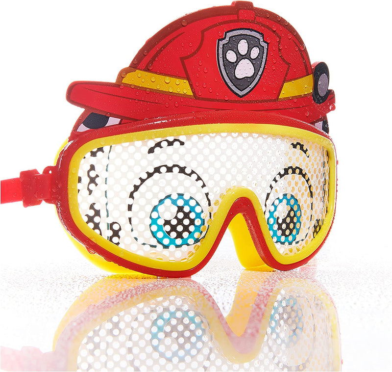 Swimways Nickelodeon Paw Patrol Character Mask Kids Deluxe Swim Goggles, Marshall Sporting Goods > Outdoor Recreation > Boating & Water Sports > Swimming > Swim Goggles & Masks SwimWays   