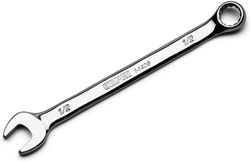 Capri Tools 1/4-Inch Combination Wrench, 12 Point, SAE, Chrome (1-1401) Sporting Goods > Outdoor Recreation > Fishing > Fishing Rods Capri Tools 1/2"  