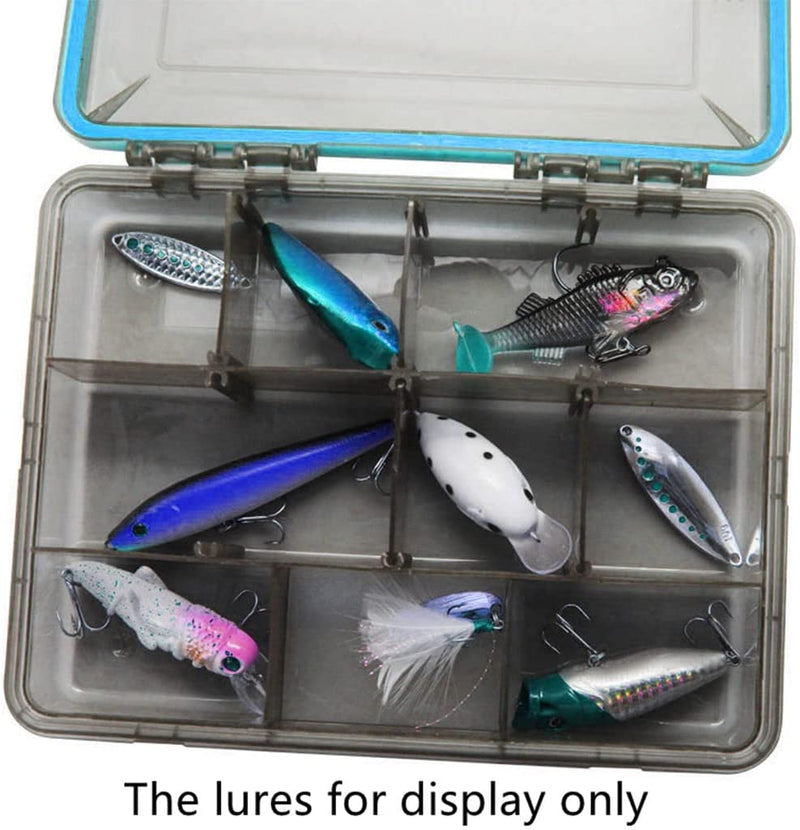 Toasis Fishing Lure Storage Containers Fishing Tackle Box Organizer (Blue-S) Sporting Goods > Outdoor Recreation > Fishing > Fishing Tackle BHGBE   