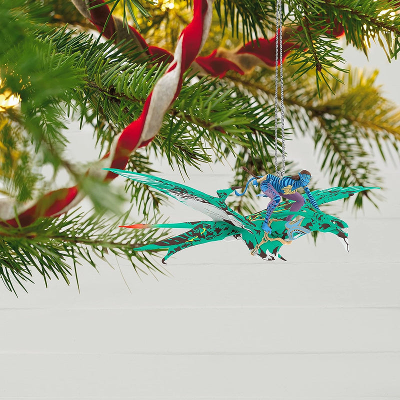 Hallmark Keepsake Plastic Christmas Ornament 2022, Avatar the Way of Water Neytiri and Seze  Hallmark   