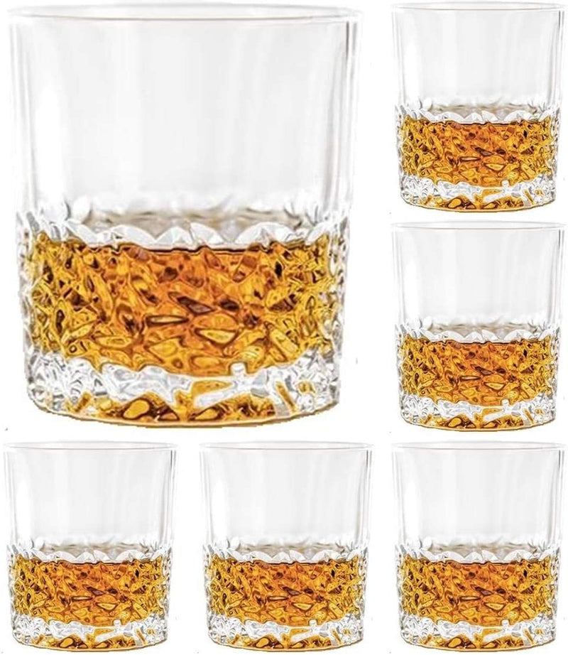 Premium Crystal Whiskey Glasses Set of 6, Large Lead-Free Crystal Glass, Tasting Cups Scotch Glasses, Old Fashioned Glass, Tumblers for Drinking Irish Whisky, Bourbon, Tequila (Leaves, 10.5 Oz) Home & Garden > Kitchen & Dining > Tableware > Drinkware First to act tactical 6 Leaves, 10.5 oz 