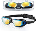 Portzon Swimming Goggles anti Fog Swimming Goggles Clear No Leaking,One Size Sporting Goods > Outdoor Recreation > Boating & Water Sports > Swimming > Swim Goggles & Masks portzon Black for Indoor  