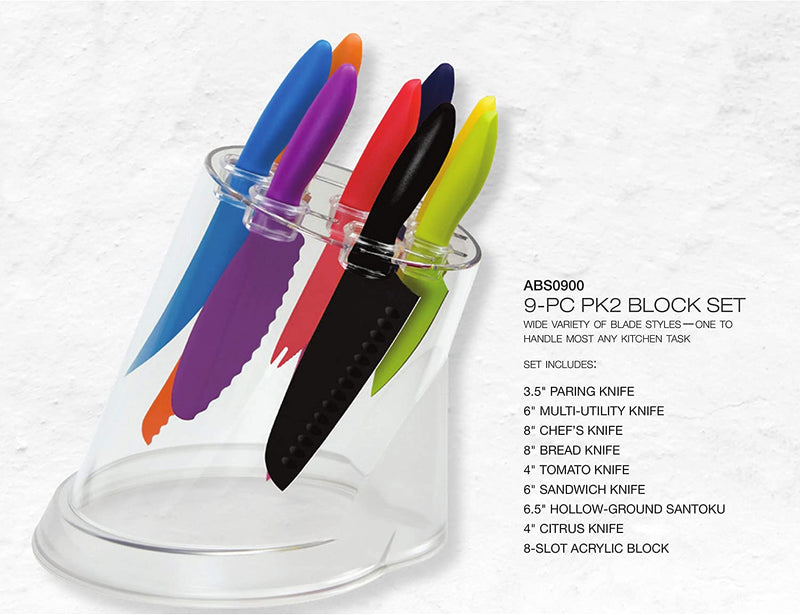 Kai PRO Pure Komachi 2 9-Piece Block Set, Kitchen Knife and Knife Block Set, Includes 8” Chef'S Knife, 3.5” Paring Knife, 6” Utility Knife, & More, Hand-Sharpened Japanese Kitchen Knives Home & Garden > Kitchen & Dining > Kitchen Tools & Utensils > Kitchen Knives Kershaw   