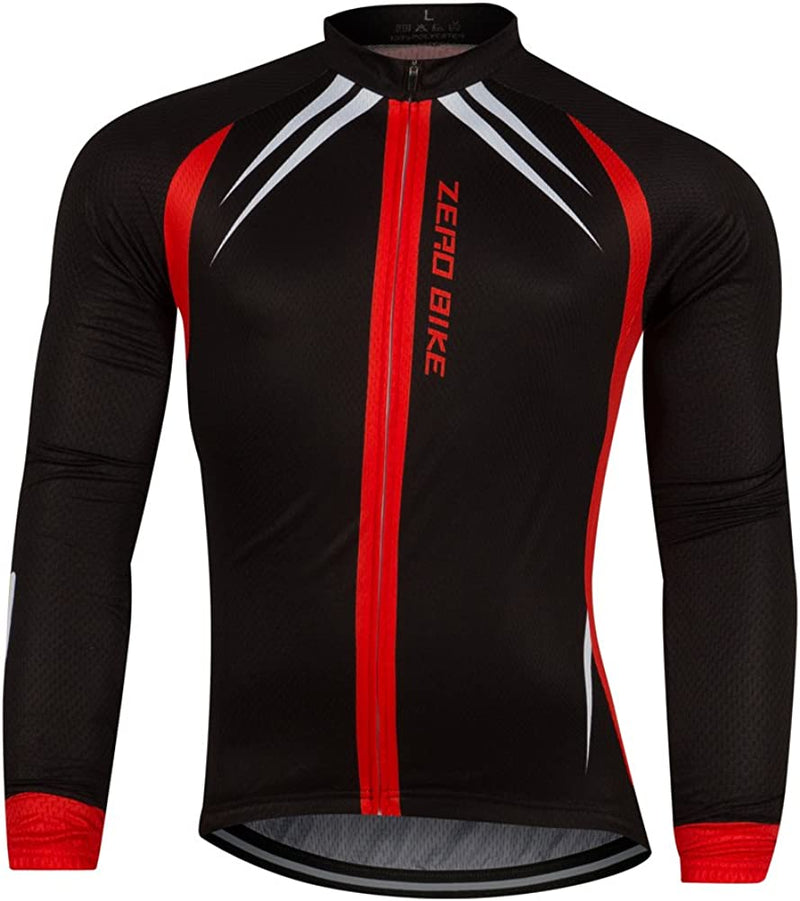 ZEROBIKE Men'S Breathable Long Sleeve Cycling Jersey Fast Drying Mesh Cycling Cloting Road Mountain Biking Breathable Vest Sporting Goods > Outdoor Recreation > Cycling > Cycling Apparel & Accessories ZEROBIKE Type 8 X-Large 