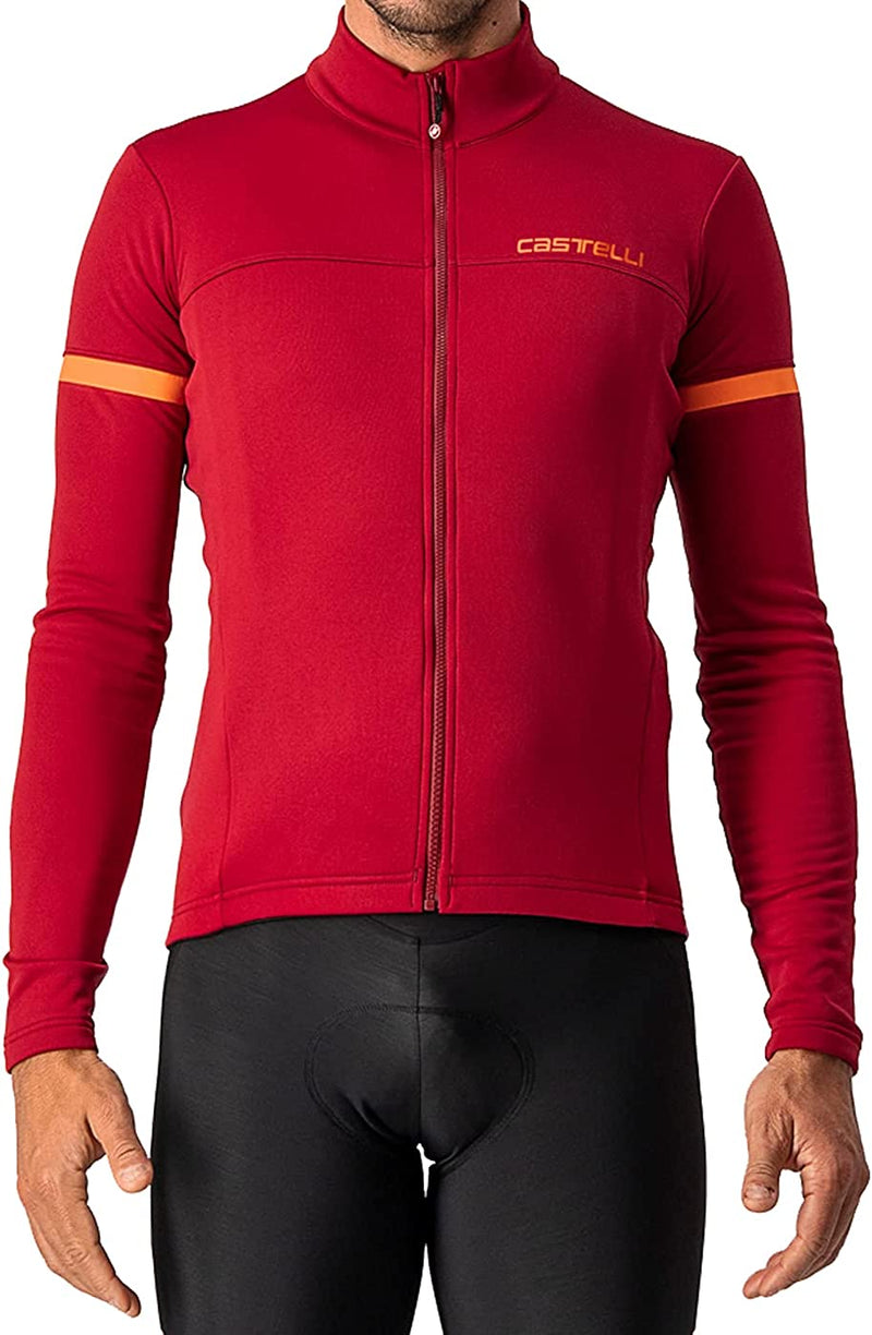 Castelli Cycling Fondo 2 Jersey FZ for Road and Gravel Biking I Cycling Sporting Goods > Outdoor Recreation > Cycling > Cycling Apparel & Accessories Castelli Pro Red/Orange Reflex 3X-Large 