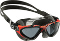 Cressi Adult Swim Goggles with Long Lasting Anti-Fog Technology - Planet: Made in Italy Sporting Goods > Outdoor Recreation > Boating & Water Sports > Swimming > Swim Goggles & Masks Cressi Black/Black/Red Tinted Lens 