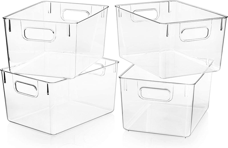 Clearspace Plastic Storage Bins – Perfect Kitchen Organization or Pantry Storage – Fridge Organizer, Pantry Organization and Storage Bins, Cabinet Organizers Home & Garden > Household Supplies > Storage & Organization CLEARSPACE   