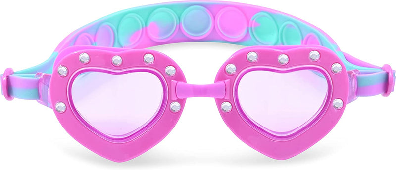 H2O Life Kids Swim Goggles for Girls and Boys Fun Toddler Swimming Eyewear Protection for Children Sporting Goods > Outdoor Recreation > Boating & Water Sports > Swimming > Swim Goggles & Masks H2O Life Purple Popper One Size 
