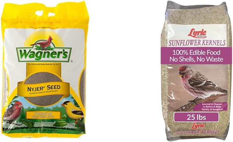 Wagner'S 62053 Nyjer Seed Wild Bird Food, 20-Pound Bag Animals & Pet Supplies > Pet Supplies > Bird Supplies > Bird Food Wagner's Bird Food + Bird Seed 20-Pound Bag 
